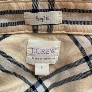 J Crew Flannel Button-Up Boy Fit